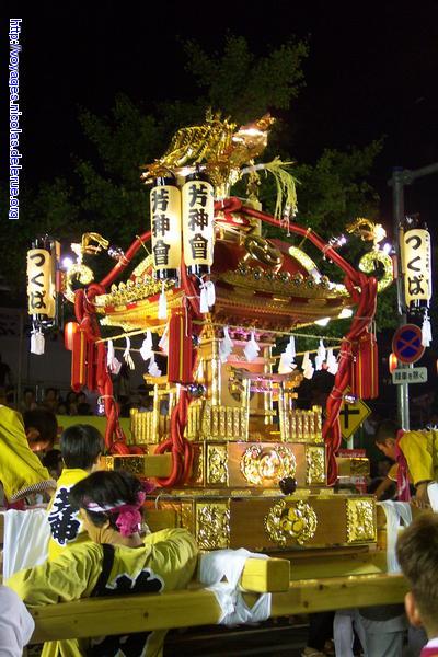 Portable shrine during Tsukuba Matsuri (festival)