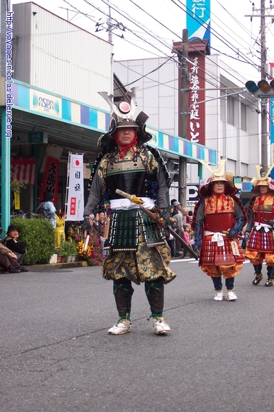 Samourai during a parade