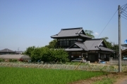 Japanese traditional house (rice_fields_0038.jpg)