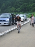 Arriving at Ouchijuku: Heike (minami_aizu_cycling_4273.jpg)