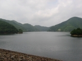 At Ouchijuku-dam (minami_aizu_cycling_4305.jpg)